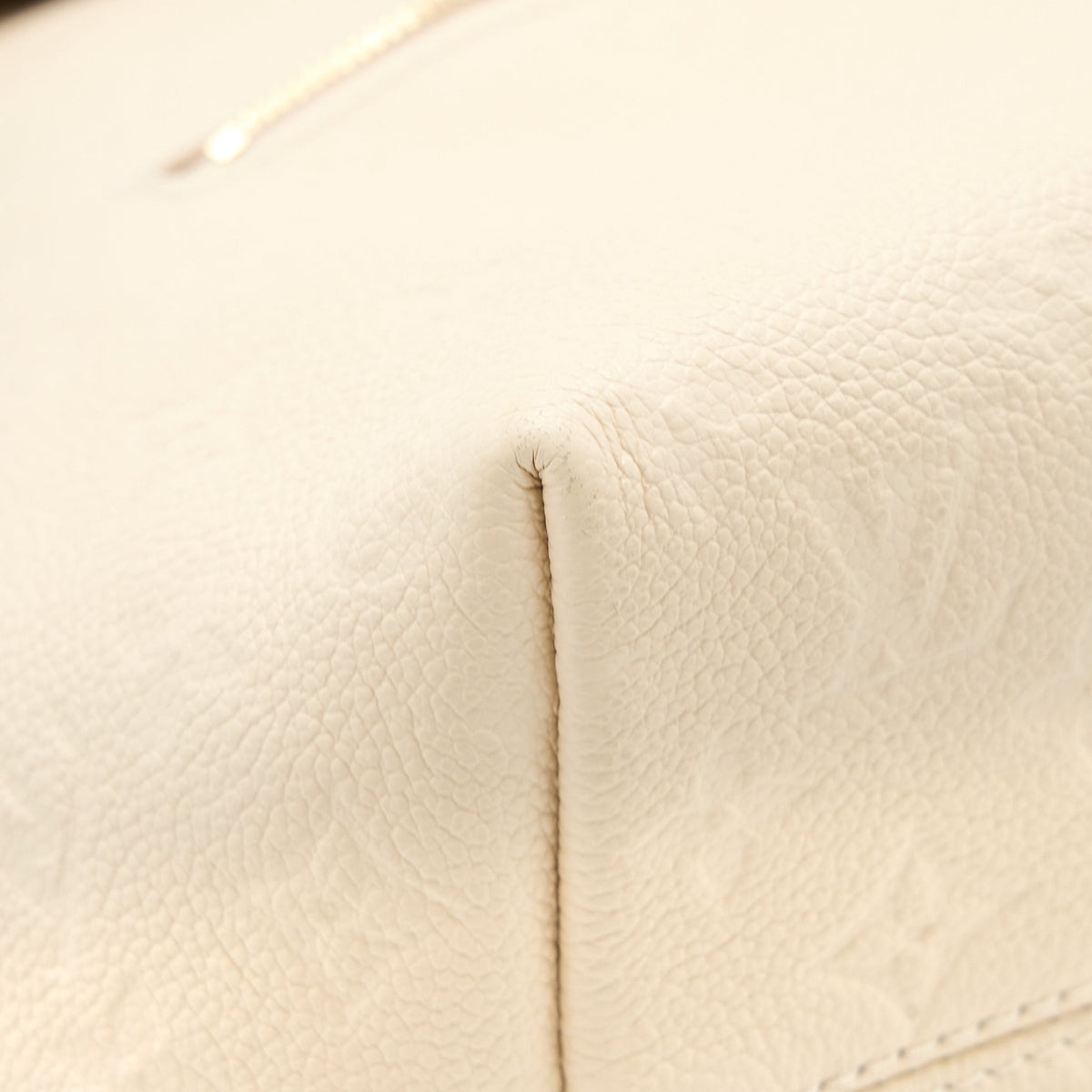 MONTSOURIS BACKPACK MONOGRAM EMPREINTE CREAM GHW