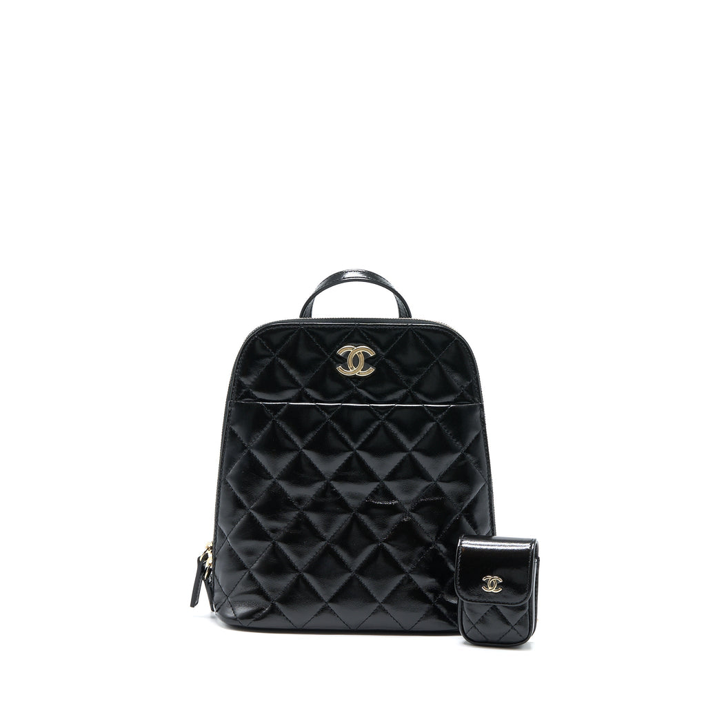 22A BACKPACK PATENT BLACK LGHW (MICROCHIP)